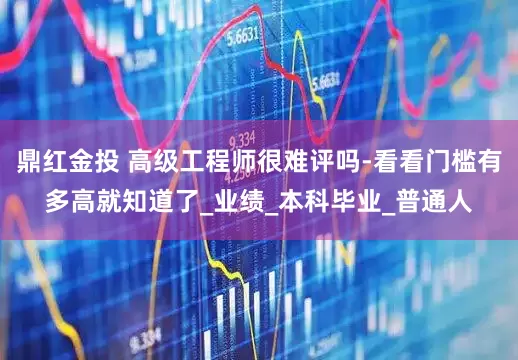 鼎红金投 高级工程师很难评吗-看看门槛有多高就知道了_业绩_本科毕业_普通人