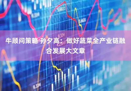 牛顾问策略 孙夕高：做好蔬菜全产业链融合发展大文章