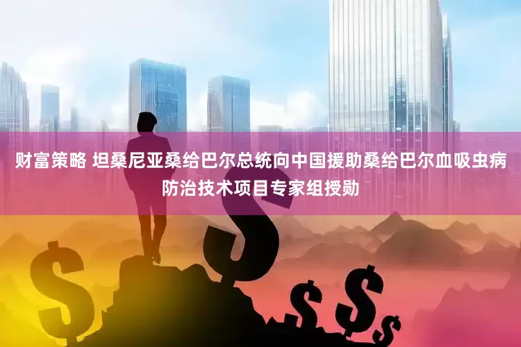 财富策略 坦桑尼亚桑给巴尔总统向中国援助桑给巴尔血吸虫病防治技术项目专家组授勋